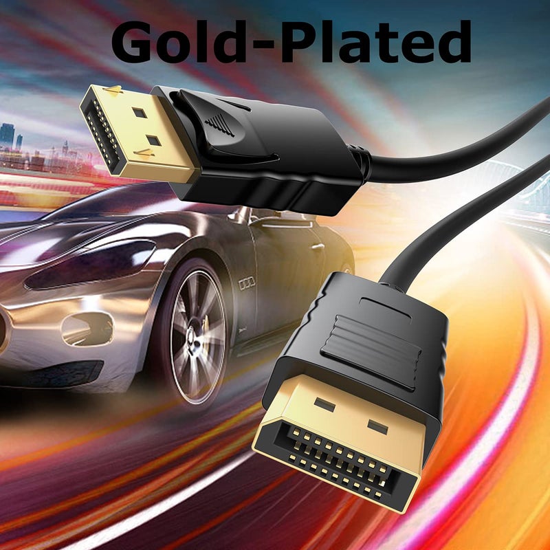MOSIMLI DisplayPort Cable 3FT 10-Pack, Display Port to Display Port Cable, Gold-Plated, Supports 4K@60Hz, 2K@165Hz, Compatible for Monitor, Computer, Laptop, Graphics Card, Docking Station - Image 5